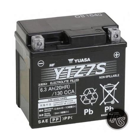 FACTORY HONDA RUCKUS BATTERY Yuasa YUAM727ZS YTZ7S Battery