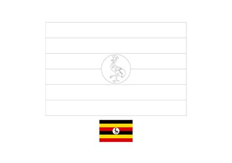 Bandera De Uganda Para Colorear E Imprimir Dibujos Para Colorear Porn Sex Picture