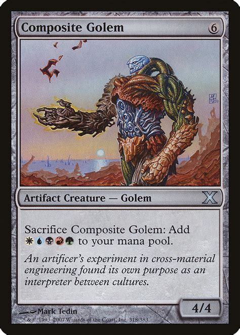 Composite Golem · Tenth Edition 10e 318 · Scryfall Magic The