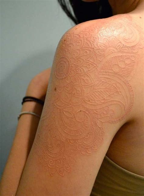 Best 23 White Ink Tattoos Design Idea Tattoos Ideas