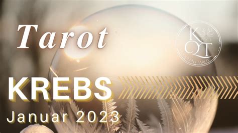 DEINE Zeit Beginnt JETZT TAROT KREBS Januar 2023 YouTube