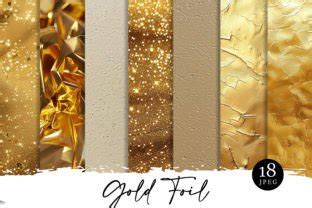 Gold Foil Glitter Digital Paper Graphic By Designscotch Creative Fabrica