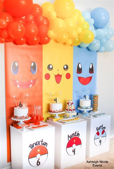 Pokemon Birthday Party - ASHLEIGH NICOLE