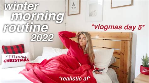 My Winter Morning Routine Vlogmas Day Youtube