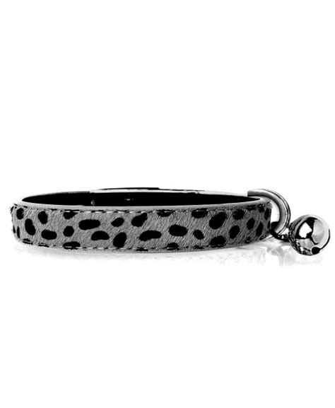 Collier En Cuir Pour Chat Lynx Milk Pepper