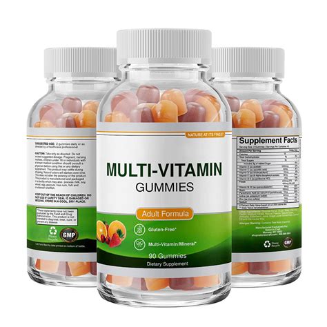 Oem Odm Multivitamin Gummies For Adults Immune System High Quality Oem