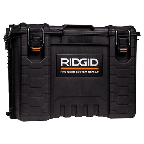 Ridgid Pro Gear System Gen 20 Durable Xl 22 In Stackable Tool Box For