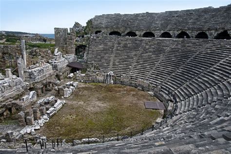 Amphitheatre Grec Image Stock Image Du Culte Vacances 5085125