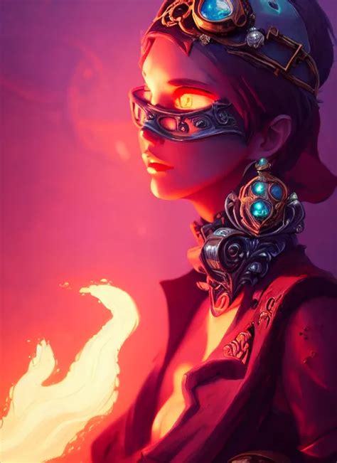 A Beautiful Pyromancer Princess Adorned With Stable Diffusion Openart