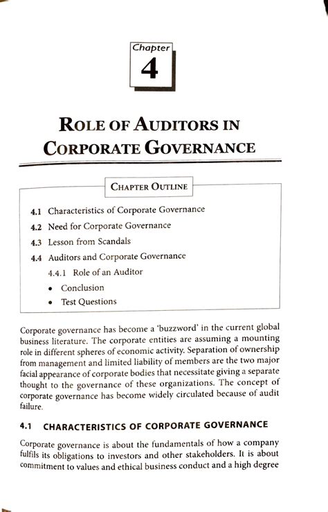 Solution Ch Auditing And Corporate Governance Sem Bcom H Du