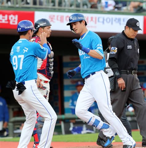 Sc현장리뷰 올 뉴 라인업 화끈하게 터진 삼성 롯데 꺾고 연패 탈출