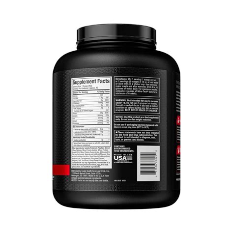 Muscletech Nitro Tech Whey Protein 4 Lbs Elephant Prime