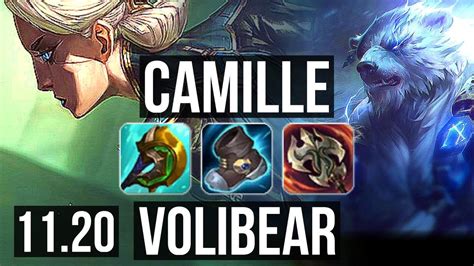 CAMILLE Vs VOLIBEAR TOP 2 6M Mastery 1600 Games 7 Solo Kills 14