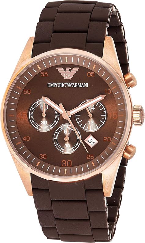 Montre Emporio Armani Sport Chronograph Ar Amazon Fr Montres