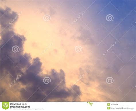 Dramatic Morning Blue Red Cloudy Sky Stock Photo Image Of Dark