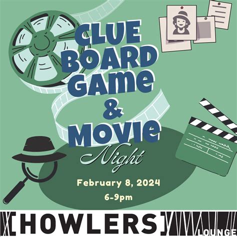 Clue Board Game And Movie Night Nwpsa