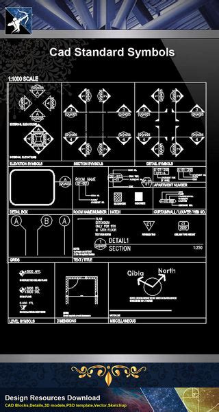 【Free Symbols CAD Blocks】Cad Standard Symbols