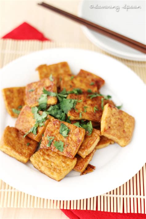 Pan Fried Tofu Savoring Spoon — Savoring Spoon