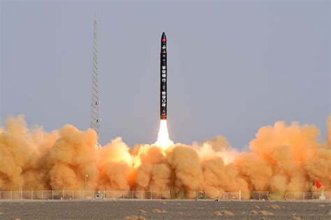 Chinas Commercial Ceres Launcher Delivers Five Satellites Into Orbit