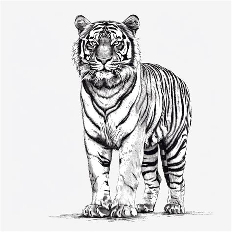Tiger Pencil Art Images Free Download On Freepik