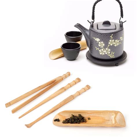 Greensen Tea Set4pcs Natural Bamboo Tea Set Chinese Classic Tea