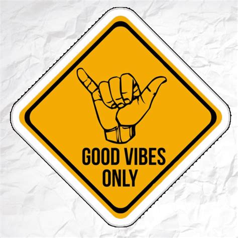 Sticker Good Vibes Only Mystiki