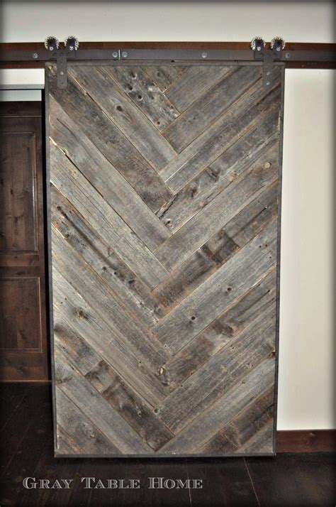 Ana White Diy Herringbone Barn Door Diy Projects