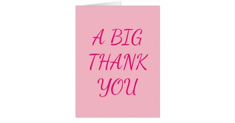 A Big Thank You Giant Card | Zazzle