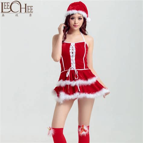LeeCHee 2018 NEW Lingerie Sexy Hot Erotic Charme Presente Para Natal Lingerie Mulheres Christmas