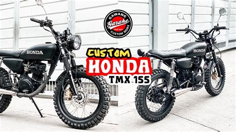 Honda TMX 125 Scrambler Build By Gawang Garahe Custom Worx YouTube