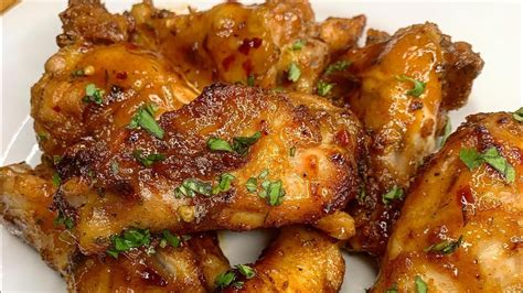 Baked Sweet Chili Chicken Wings Youtube