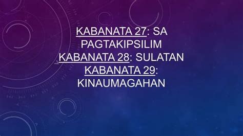 Noli Me Tangere Kabanata 32 Ppt