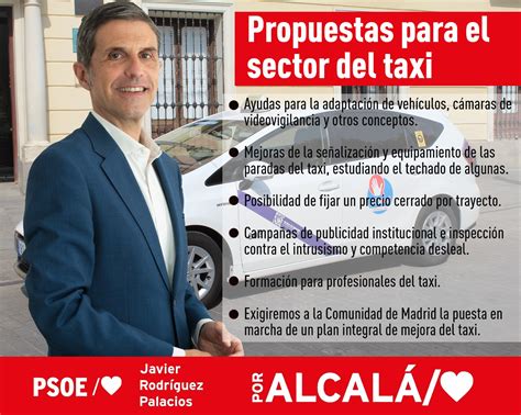 El Psoe Propone Medidas Concretas De Apoyo Al Sector Del Taxi De Alcal