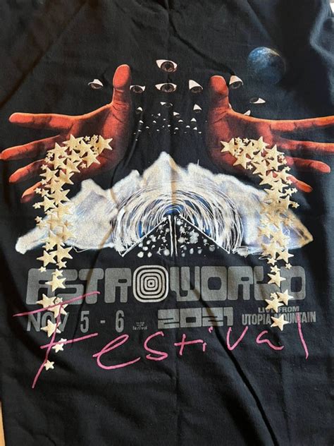 Travis Scott Astroworld Festival See You In Utopia Merch Grailed