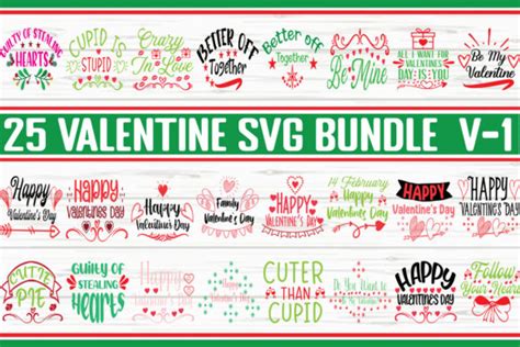 18 Valentines Day Svg Bundle Graphic By Thesvgfactory · Creative Fabrica