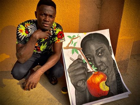 Talented Nigerian Artist That Draws Hyper Realistic Portraits Photos