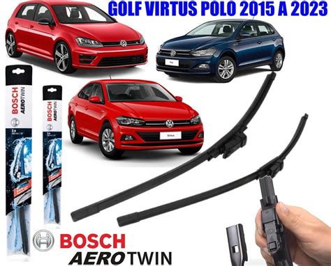 Palheta Limpador Parabrisa Originial Bosch Aero Twin VW Golf Virtus