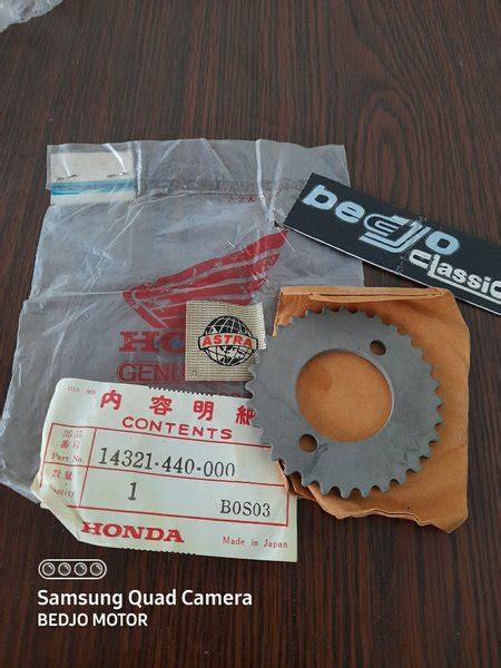 Jual GEAR GIR GIGI TIMING NOKEN AS RANTAI KAMPRAT HONDA GL100 GL125 GL