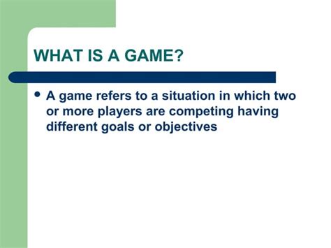 Game Theory PPT