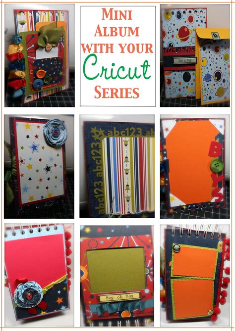 Creations With Christina Mini Album Wyour Cricut The Complete Series