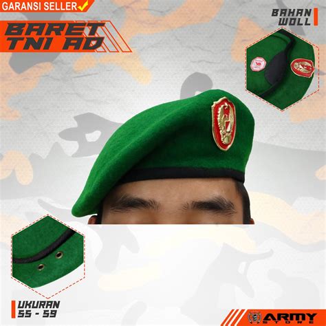 Jual Baret TNI AD SUAD Emblem Merk Camel Shopee Indonesia