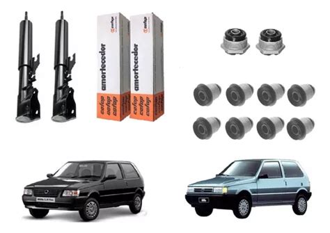Amortecedor Traseiro Uno Mille Cofap Coxim Buchas Axios