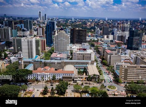 Kenyas Capital City Nairobi City County Skyline Skyscrapers Travel ...