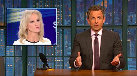 Seth Meyers Rips Kellyanne Conway For Trying To Criminalize Op Ed Author