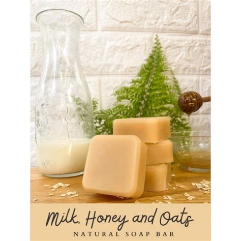 Jual Milk Honey And Oats Natural Soap Bar Sabun Alami Untuk Kulit