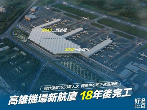 高雄機場新航廈18年後才完工！粉專：建議2023就動工 生活 自由時報電子報