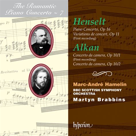 Charles Valentin Alkan Adolf Von Henselt The Romantic Piano Concerto