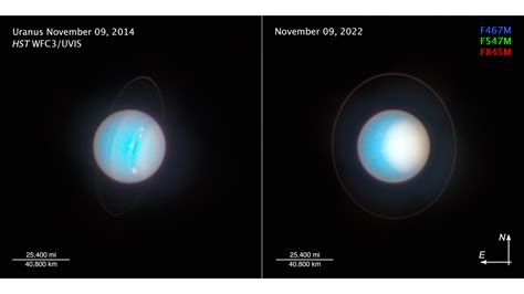 Uranus Compass Image Hubblesite