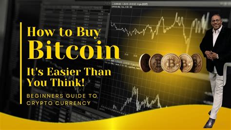 How To Buy Bitcoin Beginner S Guide To Crypto Youtube