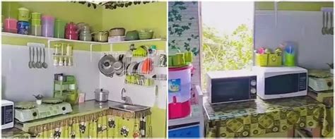 8 Potret Dapur Papan Seng Ini Dekorasinya Berasa Masak Di Kebun Bambu